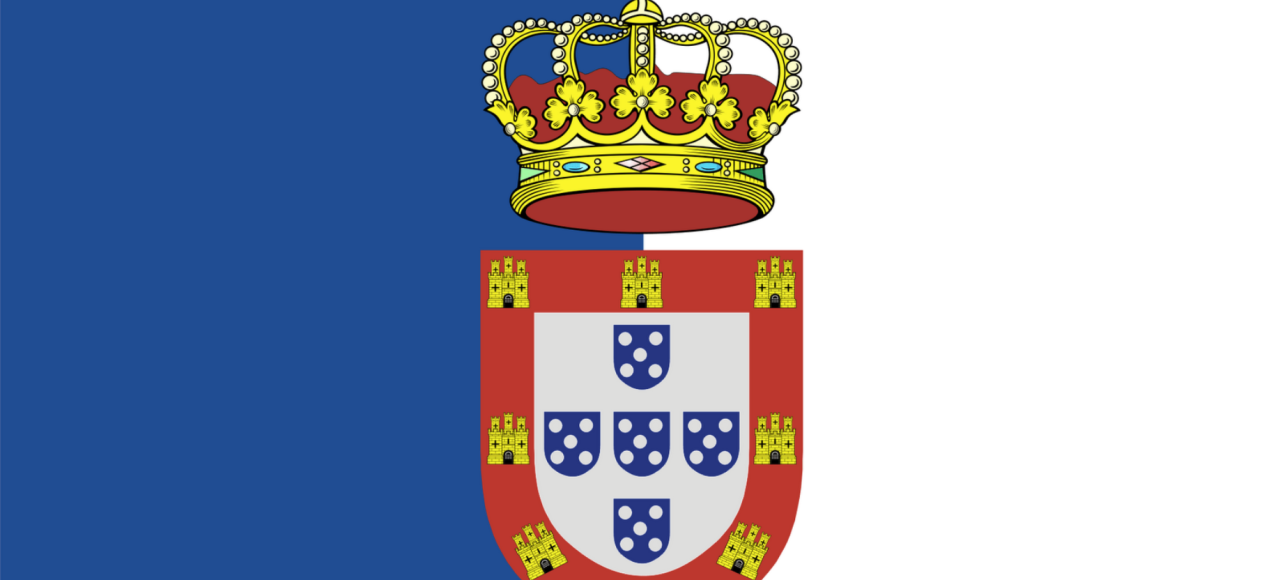 bandeira antiga de portugal​
